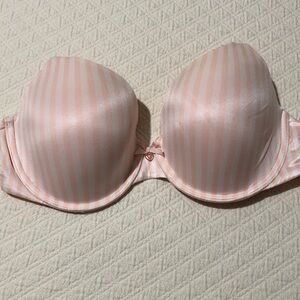 Victoria's Secret Light Pink Striped Bra